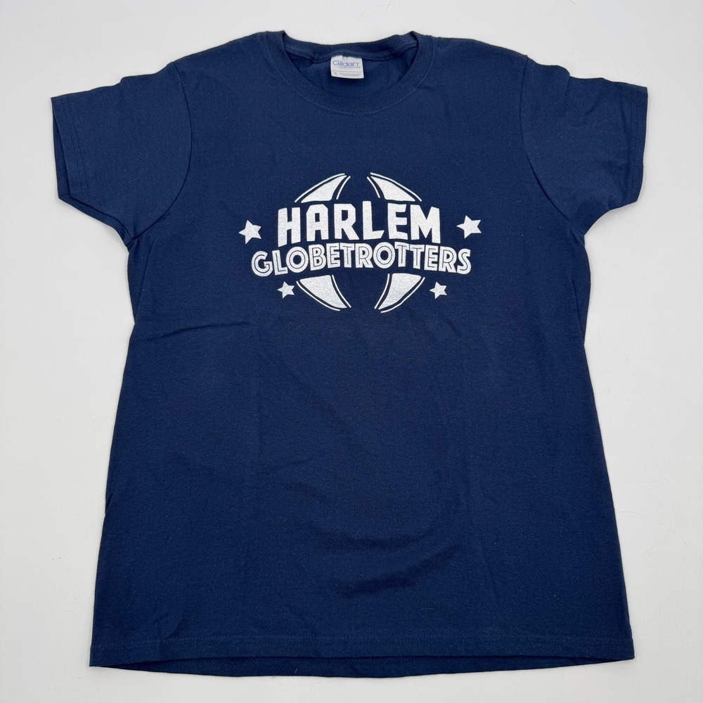 Gildan Harlem Globetrotters Graphic Tee Basketball T-Shirt Cotton Small